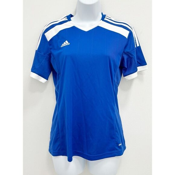 NWT Adidas Women's Climacool Regista 14 Size Small Soccer Jersey Cobalt Blue - Picture 5 of 13